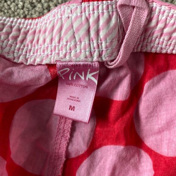 Pink Victoria’s Secret Pink Polka Dot Sleep Shorts SIZE M - Picture 2 of 5